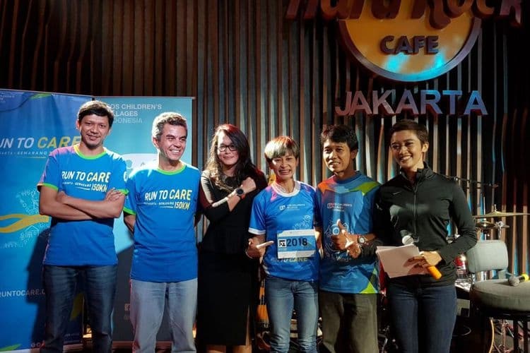 Konferensi pers Run To Care 2018 di Hard Rock Cafe, Jakarta, Selasa (13/2/2018). (Kompas.com/Kahfi Dirga Cahya)