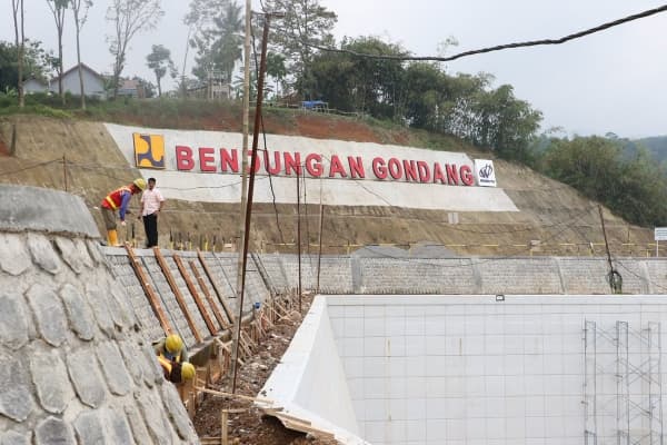 Waduk Gondang, Karanganyar segera diresmikan menjadi tempat wisata baru. (Twitter/@atr_bpn)