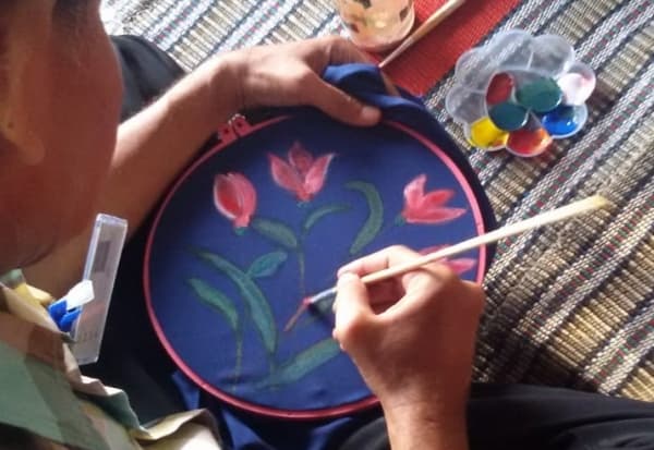 Woponco sering menggelar workshop melukis. (Doc. Wopanco)