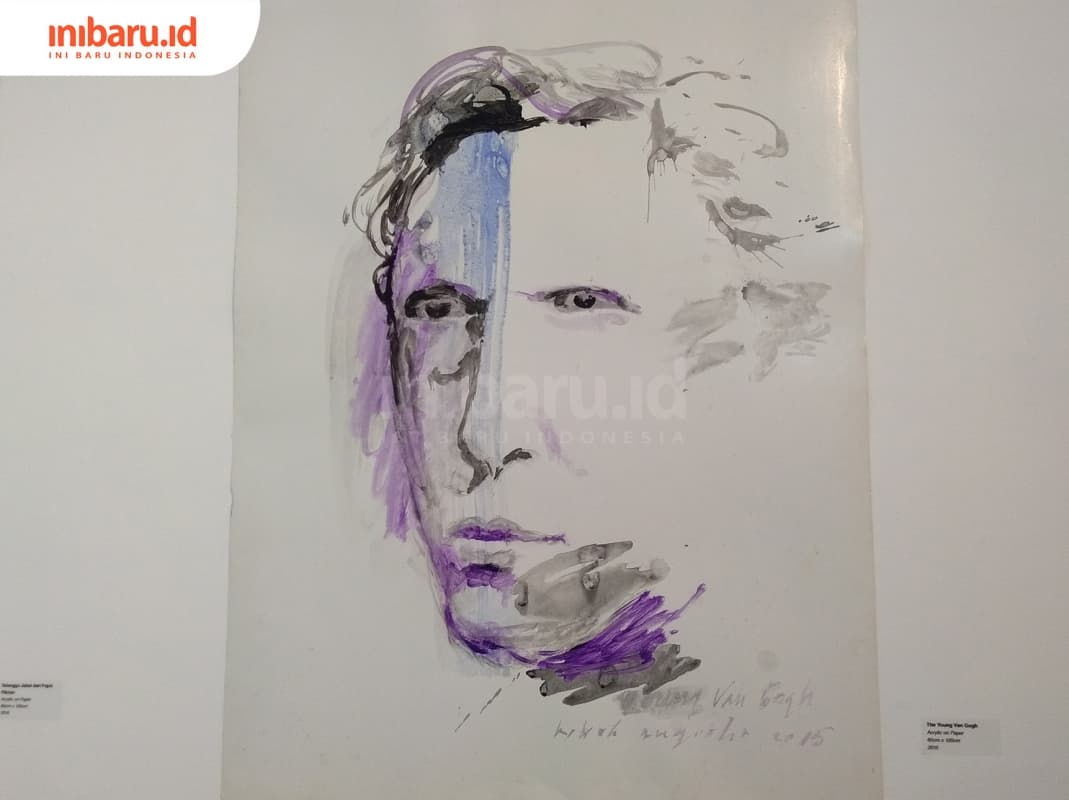 The Young Van Gogh karya Kokoh Nugroho. (Inibaru.id/ Isma Swastiningrum)