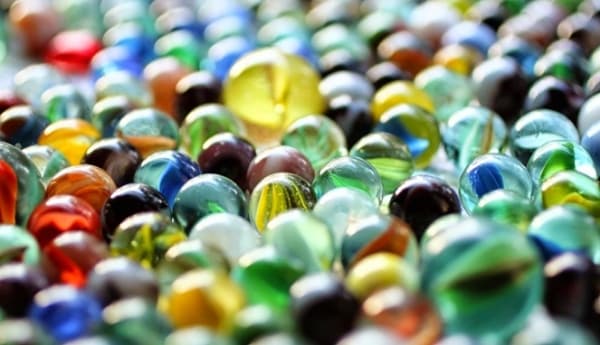 Berbagai jenis kelereng yang ada di Indonesia. (Boombastis)