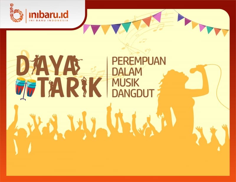 Infografik dangdut. (Inibaru.id/Nafis Ghifary)