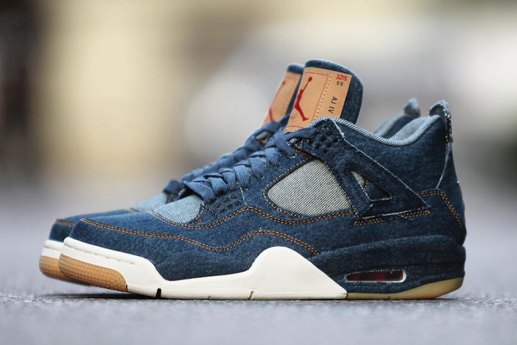 Levis X Air Jordan 4 Denim (Sneakerbardetroit.com)
