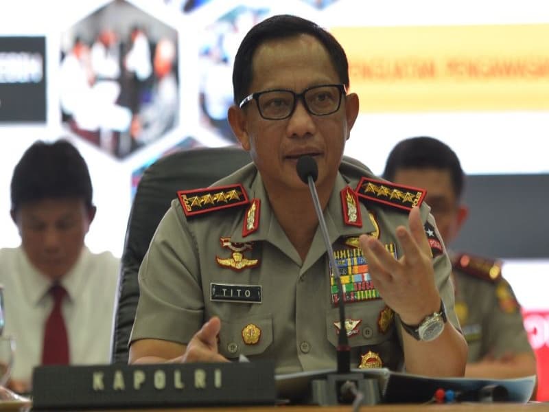 Kapolri Jenderal Tito (Okezone.com)