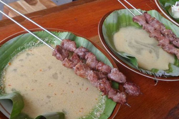 Sate klatak. (Kompas.com)