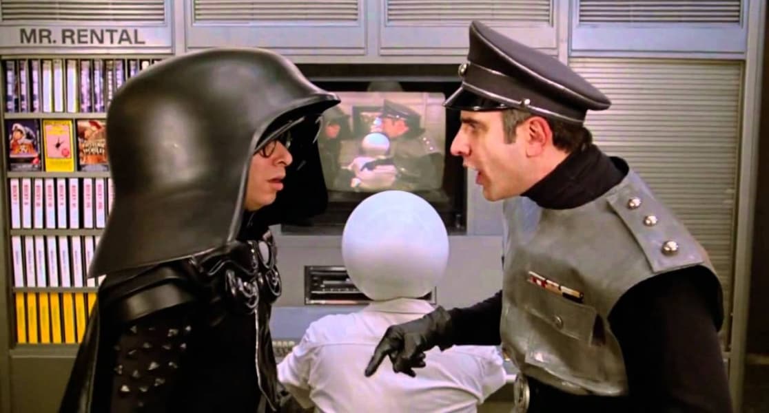 Film "Spaceballs" merupakan salah satu film yang mengusung konsep "breaking the fourth wall". (Youtube.com)