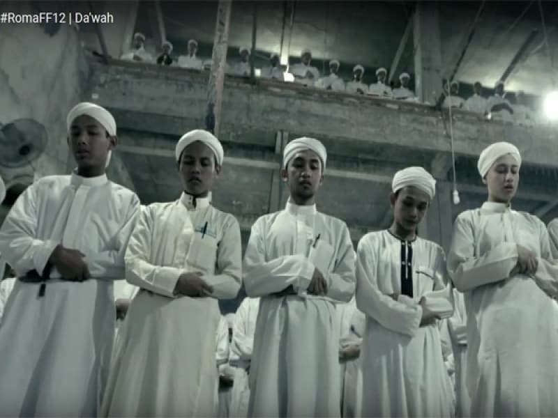 Penggalan adegan dalam film dokumenter "Da'wah" garapan sutradara Italo Spinelli yang siar di Youtube. (Youtube/#RomaFF12)
