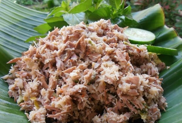 Nasi megono dengan aneka lauk (agrowindo.com)