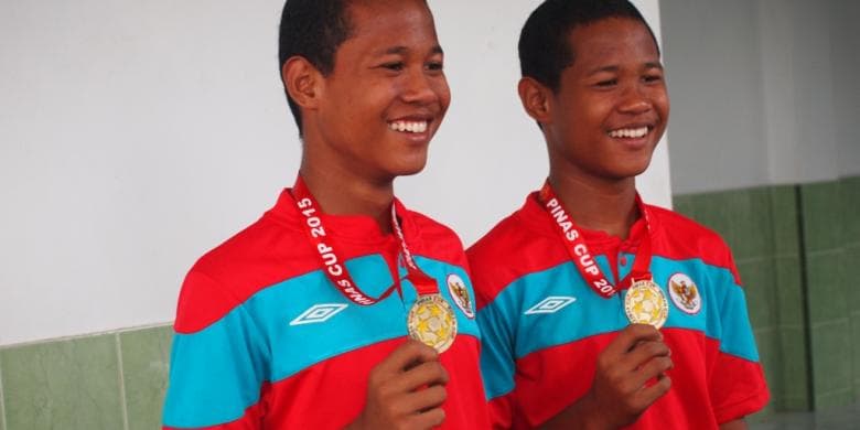 Amiruddin Bagas Kaffi Arrizqi (Bagas) dan Amirudin Bagus Kaffi Alfikri (Bagus). (Kompas.com) 