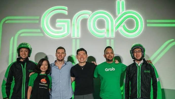 Grab merilis  layanan pengiriman belanja. (Yahoo.com)