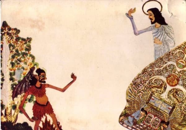 Pertunjukan Wayang Wahyu. (Tokohwayangpurwa)