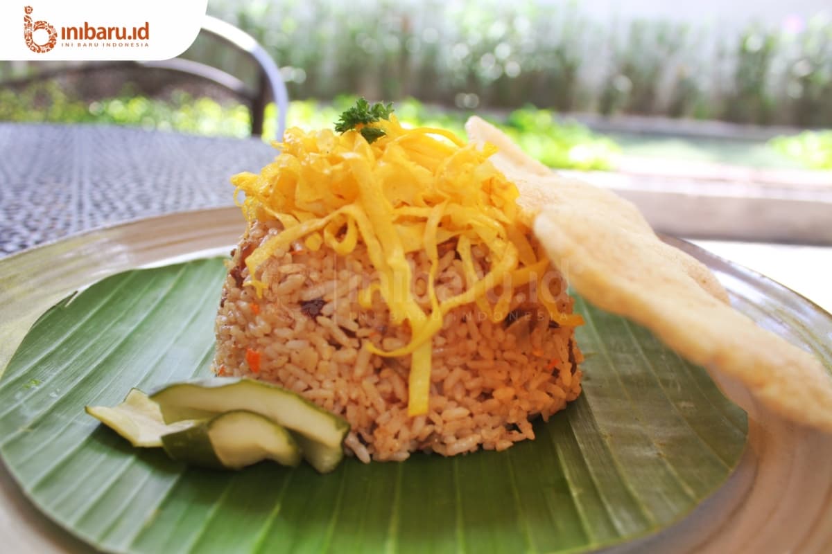 Nasi Goreng Terasi ala Café Pelangi. (Inibaru.id/ Verawati Meidiana)