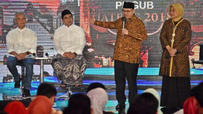 Debat Pilgub Jateng 2018. (Cnnindonesia.com)
