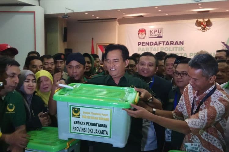 Partai Bulan Bintang memenuhi persyaratan peserta pemilu 2019. (Kompas.com)