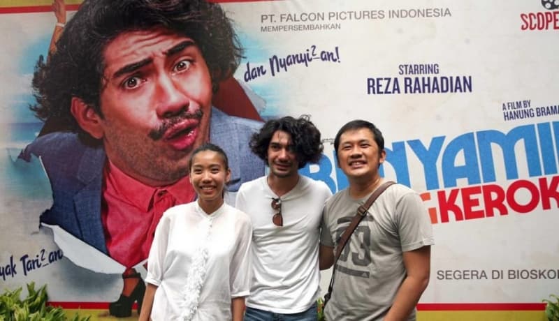 Pemain dan sutradara film Benyamin Biang Kerok. (Tribunnews.com)