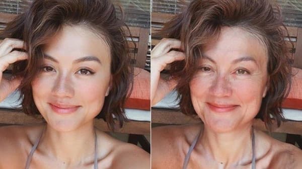 Hasil #AgeChallenge milik Agnez Mo. (Instagram/Agnezmo)