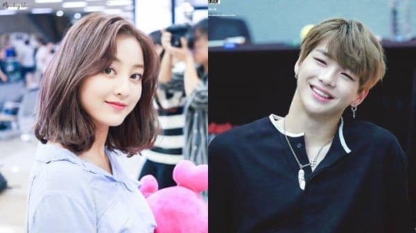 Jihyo Twice dan Kang Daniel. (Tribunnews)