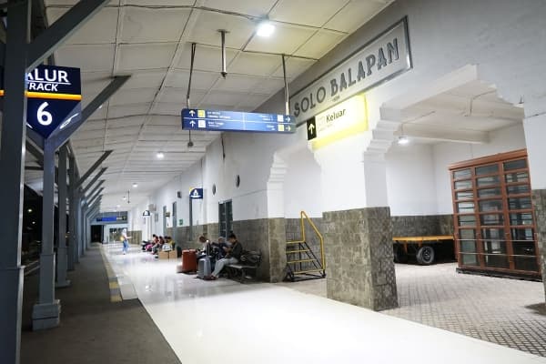 Stasiun Solo Balapan. (Twitter/mmukhlishudaf)