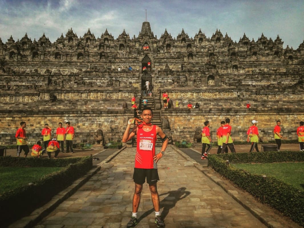 Borobudur Marathon salah satu acara pariwisata unggulan Indonesia. (Blibli)