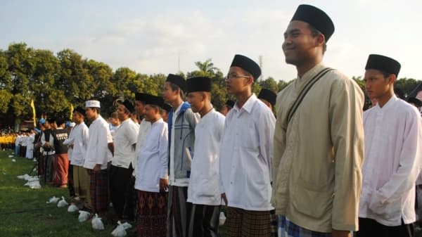 Santri dari sejumlah pesantren. (Nu)