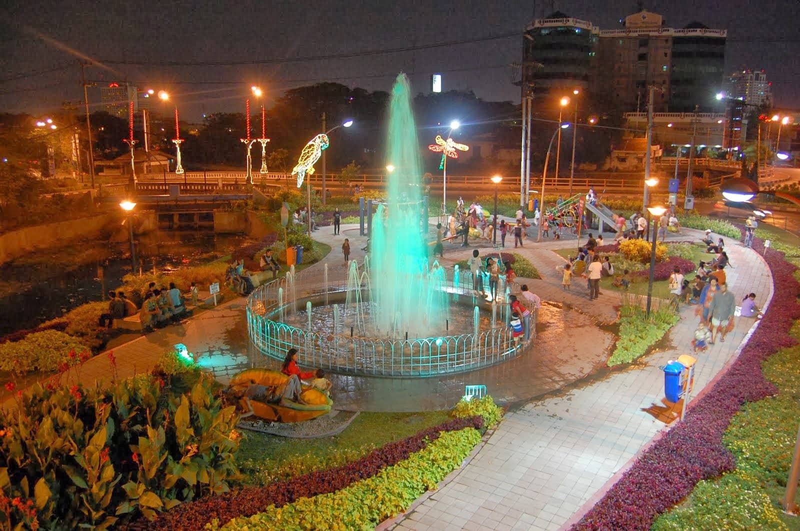 Salah satu taman di Kota Surabaya yang ramah anak. (Iyakan.com)