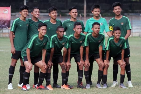 Timnas U-15. (Okezone)