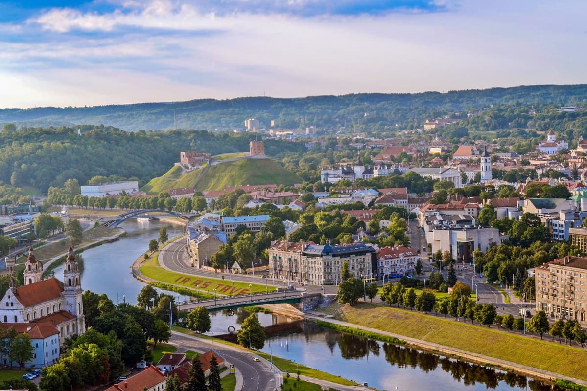 Pemandangan Kota Vilnius di Lithuania. (Cityofmercy)