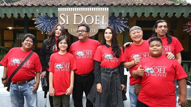 Pemain "Si Doel The Movie" dalam konferensi pers. (liputan6.com)