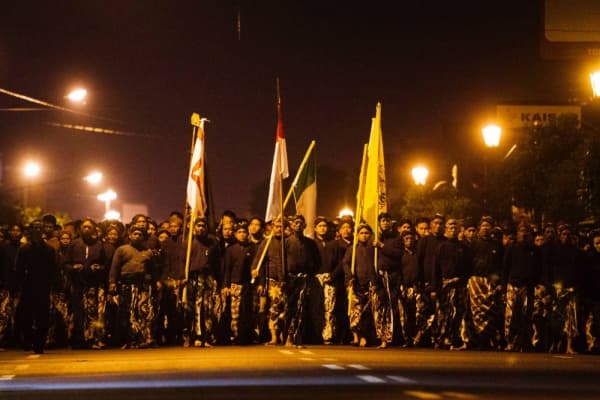 Tapa Bisu Mubeng Benteng. (Beritagar)