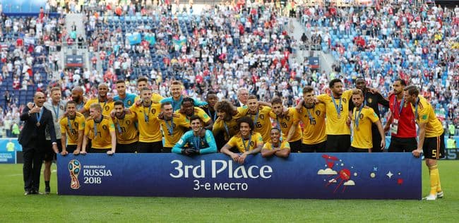 Kemenangan Belgia raih posisi ketiga Piala Dunia 2018. (Bola.com)