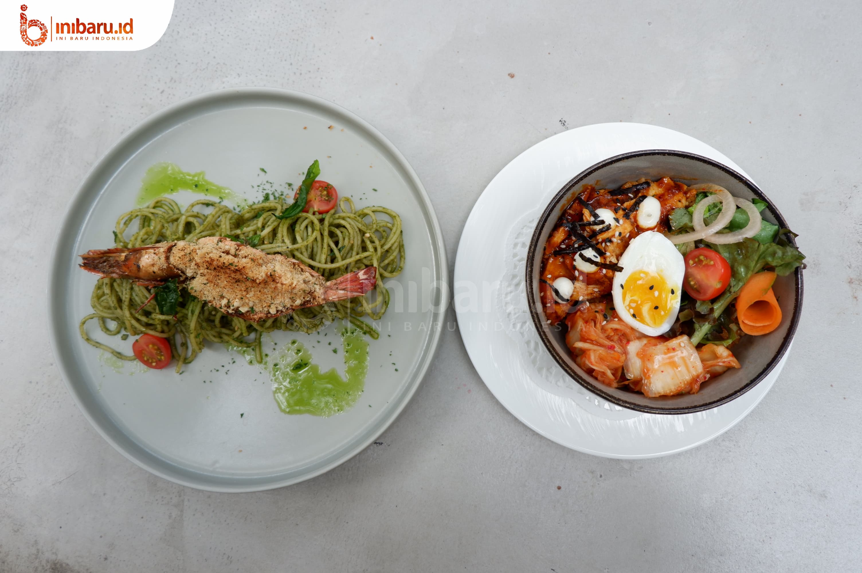 Begini tampilan asian food dan western food di Ohana Cafe Semarang. (Inibaru.id/ Hayyina Hilal)