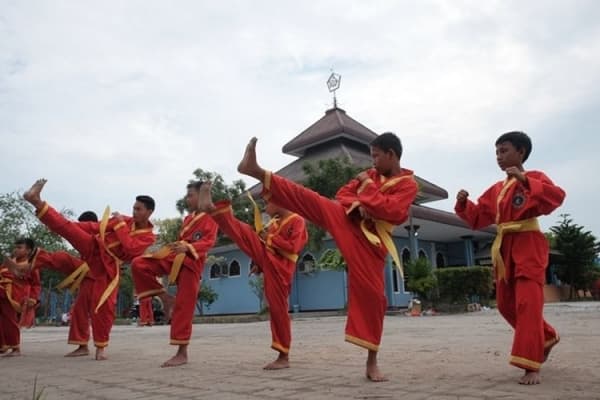 Pencak silat menjadi warisan budaya dari Indonesia dan Malaysia. (Kompas)