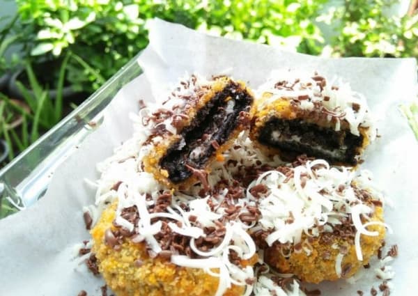 Oreo goreng. (Cookpad)