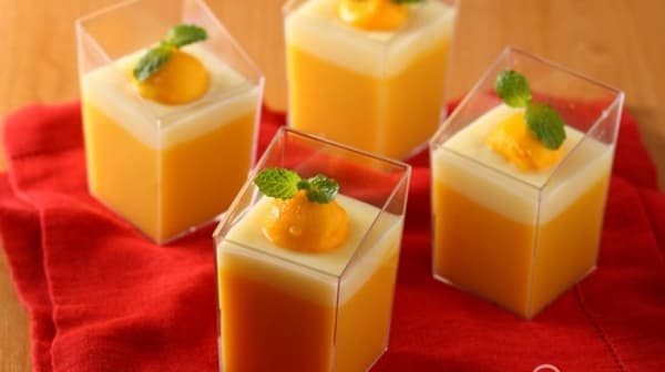 Puding mangga susu. (Tribunnews)
