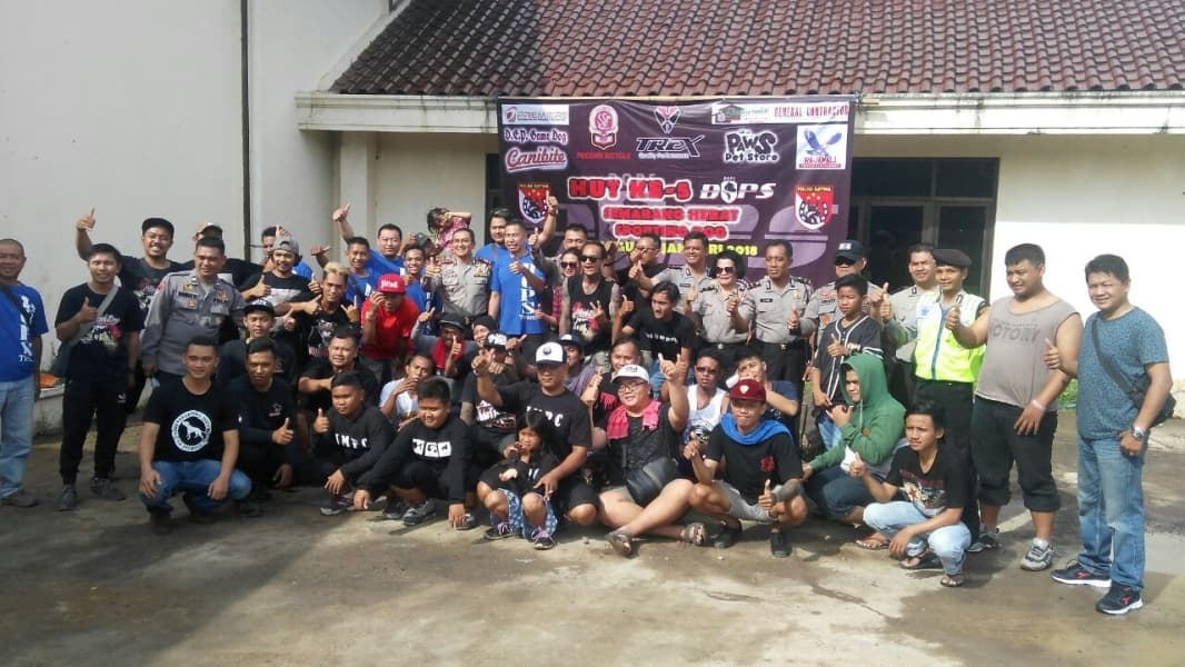 Peringatan hari ulang tahun ke-5 Dynasty Of Pitbull Semarang. (tribratanews.jateng.polri.go.id)