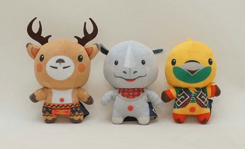 Boneka Atung, Kaka, dan Bhin Bhin yang siap kamu bawa pulang. (indopos.co.id) 