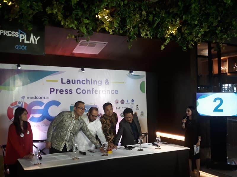 Peluncuran Beasiswa OSC Medcom.id 2018. (Medcom.id/Citra Larasati)