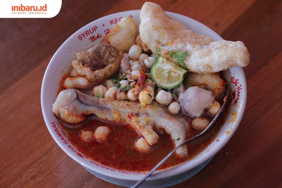 Semangkuk jagoan pedas yang bakar membakar lidahmu. (Inibaru.id/ Annisa Dewi)