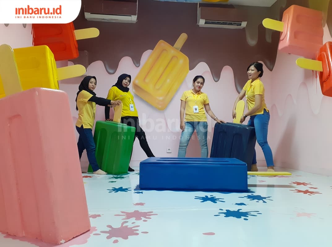 Salah satu spot foto di Dream Mansion. (Inibaru.id/ Zulfa Anisah)