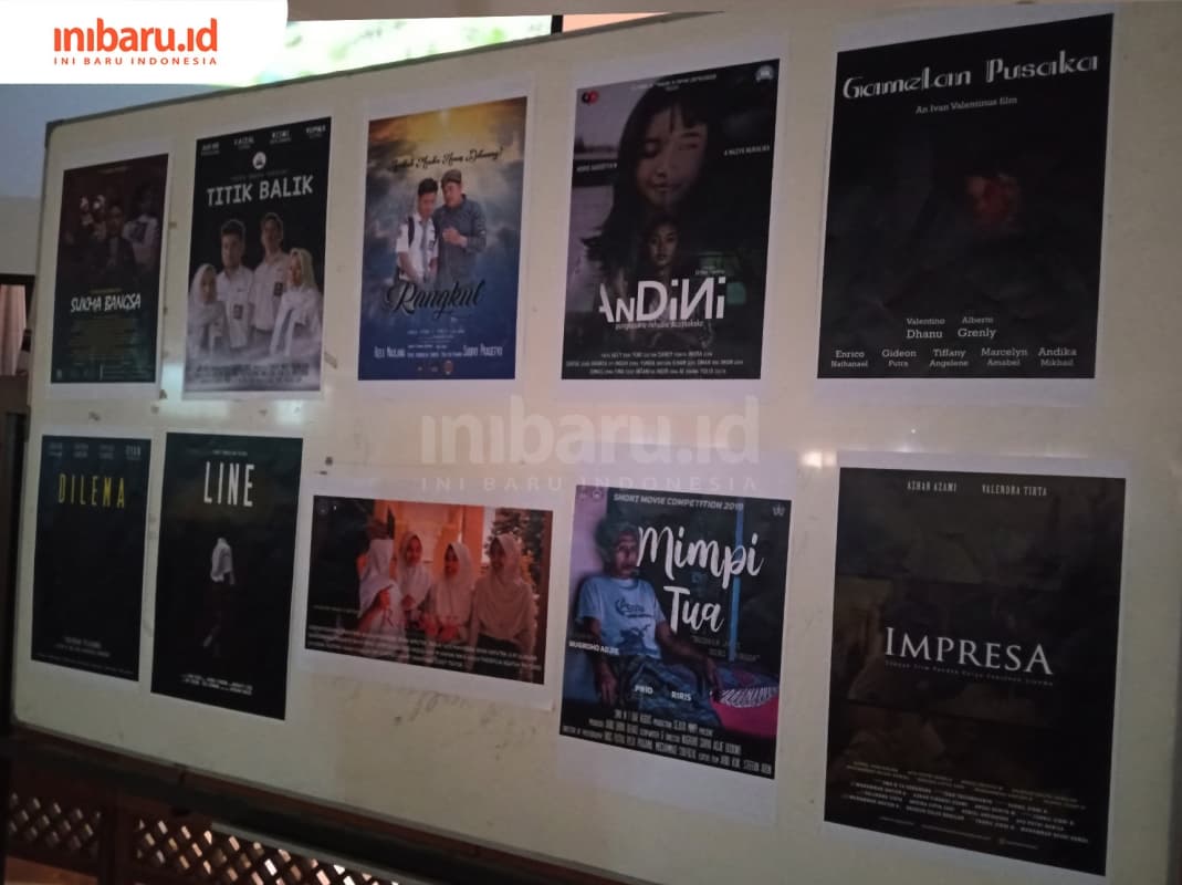 Sepuluh judul film pendek yang ditayangkan di SMOC. (Inibaru.id/ Zulfa Anisah)
