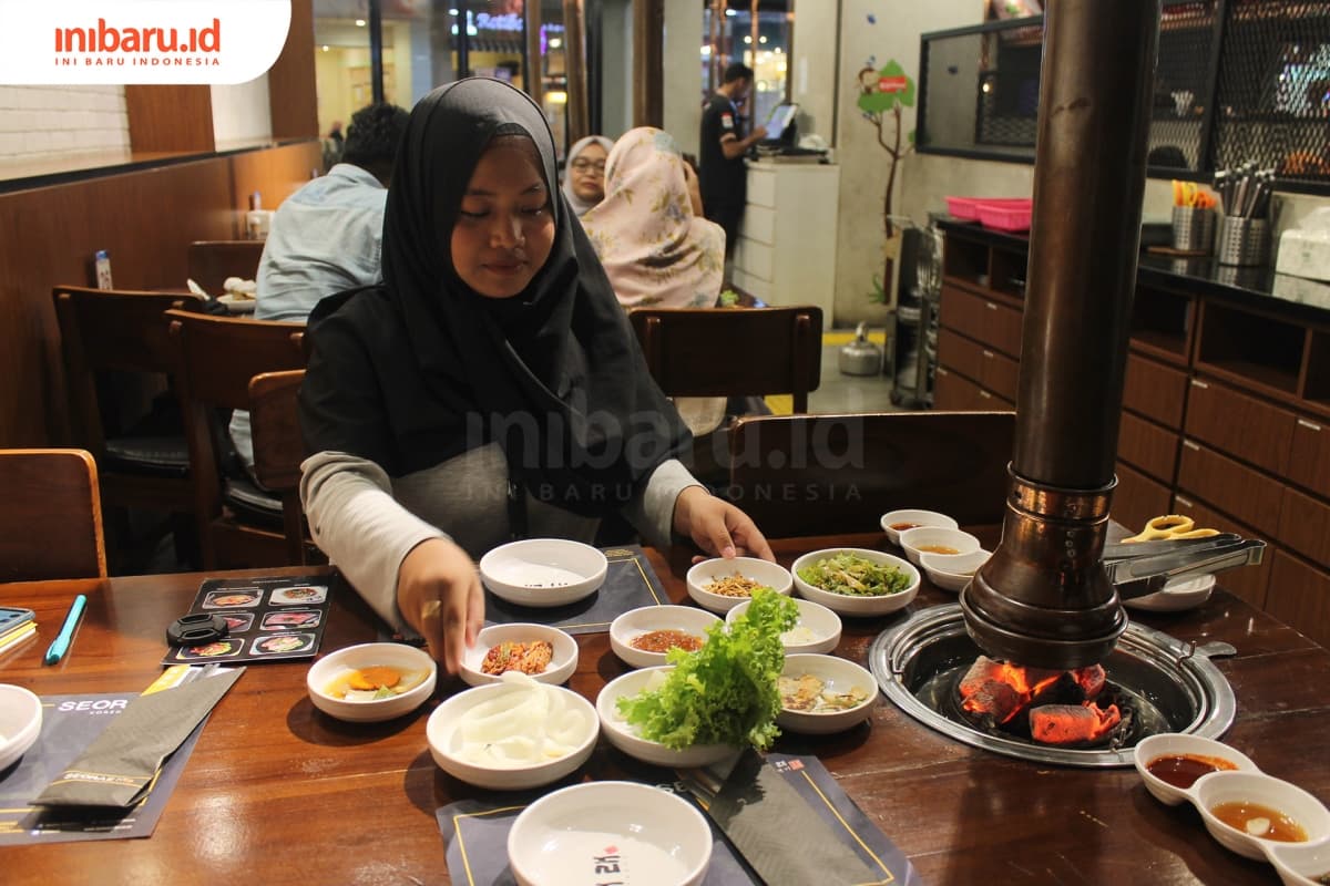 Berbagai hidangan yang  bisa kamu coba di Seorae. (Inibaru.id/ Annisa Dewi)
