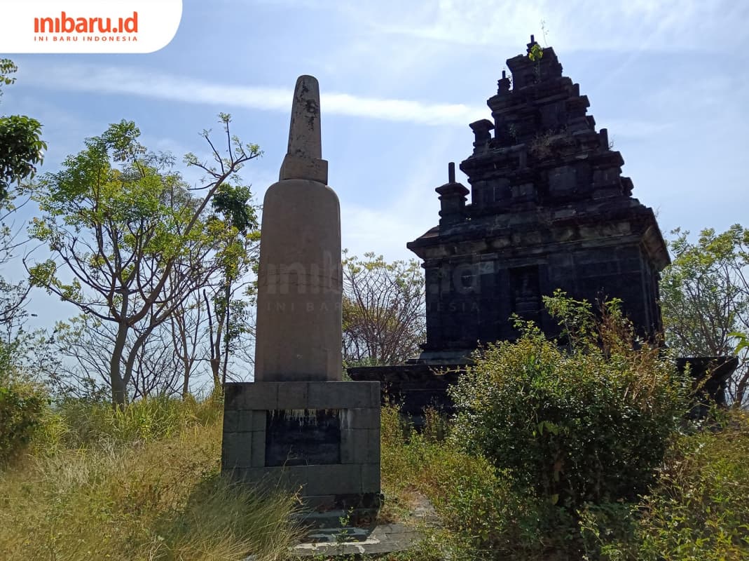 Candi Tugu yang dibangun di samping Manumen Tugu. (Inibaru.id/ Zulfa Anisah)