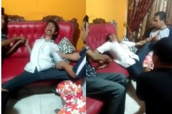 Seorang driver ojol di Makassar diduga kesurupan arwah korban penganiayaan. (grid.id)