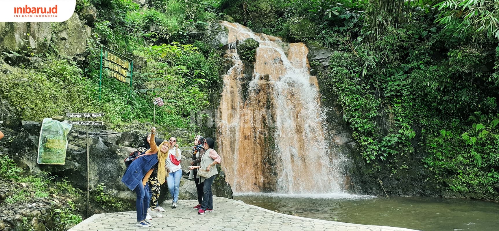 Curug Klenting Kuning, Salah satu wisata murah di Sumowono. (Inibaru.id/ Zulfa Anisah)