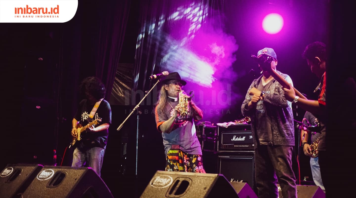 Soegiband, nggak kalah memukau dibanding dua bintang tamu lainnya. (Inibaru.id/ Audrian F)