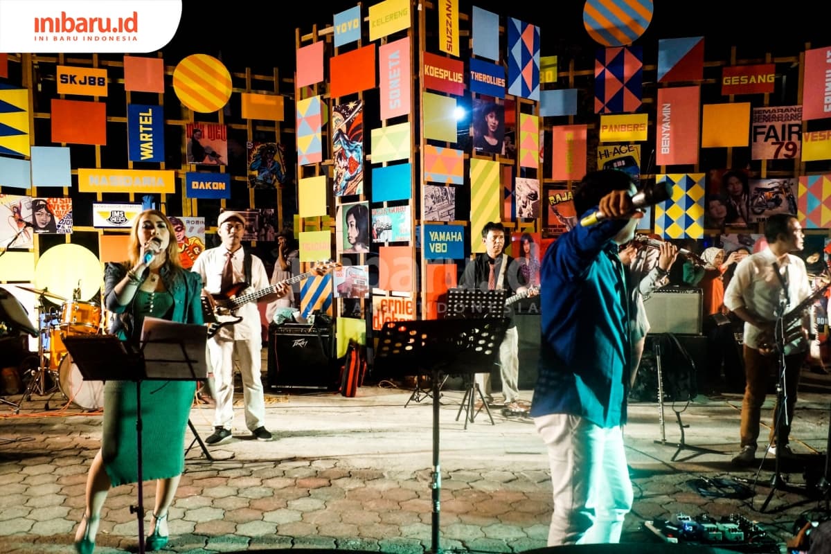 Panggung musik Djadoel Mantoel. (Inibaru.id/ Audrian F)