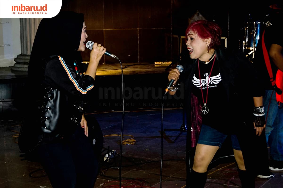 Penampilan Indonesia Rock pada Urban Street Music. (Inibaru.id/ Audrian F)