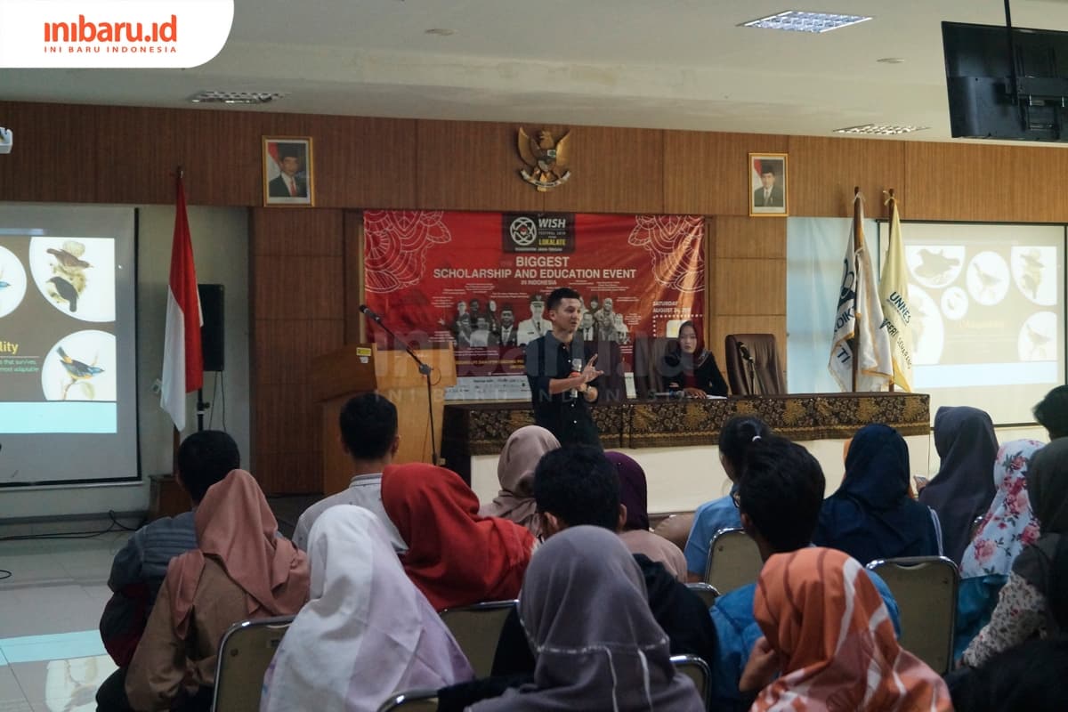 Seminar pada WISH Festival. (Inibaru.id/ Audrian F)