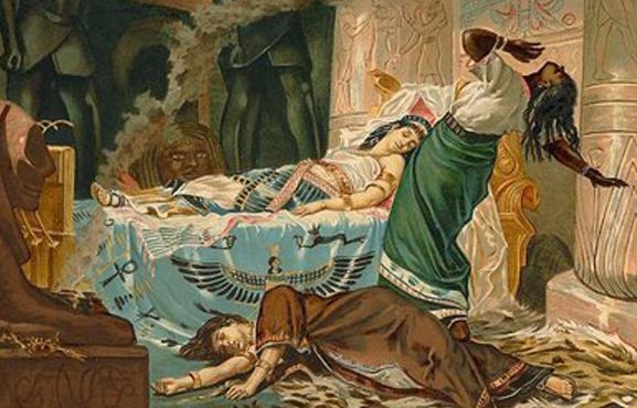 Lukisan The Death of Cleopatra karya Juan Luna tahun 1881. (Wikimedia Commons)