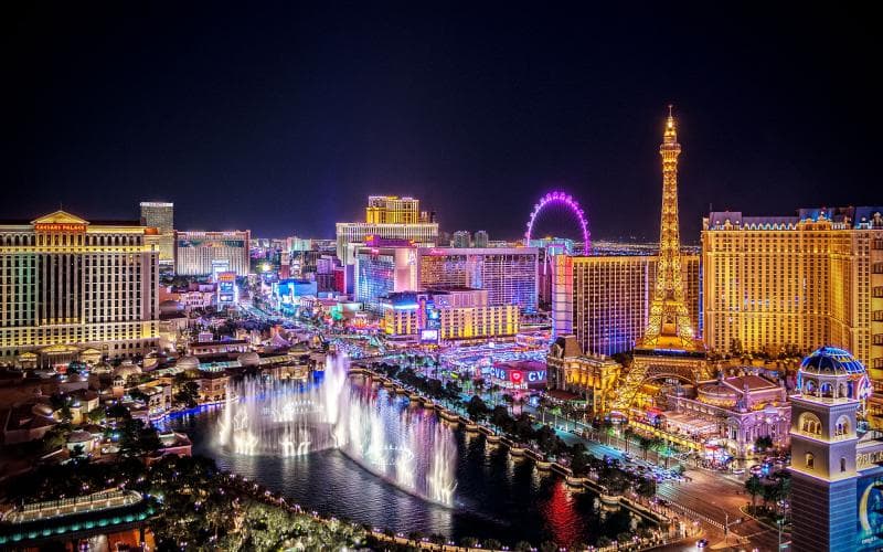 Las Vegas, Nevada, AS, mendapat julukan <i>sin city</i>&nbsp;atau kota berdosa. (Telegraph/istock)